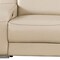 Homeroots 103" Beige Italian Leather Reclining USB Sofa 632880 - alternate 16