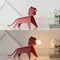 Jonathan Y Rover 10" Modern Industrial Iron Canine LED Kids' Lamp, Red JYL7130A - alternate 8
