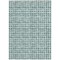 Homeroots 3' X 5' Teal Blue And Ivory Geometric Washable Indoor Outdoor Area Rug 583318 - alternate 8