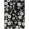 Homeroots 5' X 8' Black Ivory And Gray Floral Washable Indoor Outdoor Area Rug 599863 - alternate 7