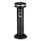 Rubbermaid Commercial Infinity Ultra-High Capacity Smoking Receptacle, 6.7gal, 41.5"H, Black FG9W3400BLA - alternate 1