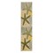 Homeroots 8' Green And Yellow Starfish Indoor Outdoor Runner Rug 548040 - alternate 1