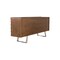 Homeroots 71in Natural Brown Solid Wood Sideboard with Four Doors 283028 - alternate 5