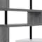Homeroots 93" White and Gray Wood and Metal L Shape Writing Desk 543806 - alternate 6