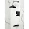 Kingston Brass Single-Handle Pressure Balanced Tub and Shower Faucet, Matte Black KB6140PL - alternate 4