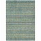 Homeroots 10' X 14' Teal Blue Gold And Taupe Southwestern Washable Indoor Outdoor Area Rug 615985 - alternate 7