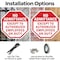 Signmission No Admittance Except to Authorized, 10 inch X 10 inch, Aluminum Metal Signs, 2PK OC-A-2PACK-10-21 - alternate 6