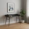 Homeroots 47" Black Wood and Metal Parsons Computer Desk 489840 - alternate 8