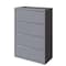 Hirsh 36 in W 4 Drawer Lateral File Cabinet, Arctic Silver, A4/Legal/Letter 23746 - alternate 4
