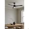 Afx Santo - 52in 3 Blade LED Ceiling Fan - Black Finish SNTN523LACBKBK-WS - alternate 5