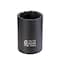 Sunex 3/8 in Drive 13/16 in 12Pt Semi-Deep Impact Socket 326ZRD - alternate 1