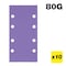 Trend Zirconium 1/3 Sheet Sanding Sheets, 80 Grit, Pack of 10, AB/THD/80Z, 10PK U*AB/THD/80Z - alternate 1