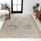 Jonathan Y Lila Modern Tribal Medallion Light Blue/Ivory 5 ft. x 8 ft. Area Rug MDP306B-5 - alternate 1