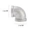 Southland 1-in FIP Galvanized 90-degree Elbow 510-005HN - alternate 4