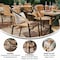 Flash Furniture Lila  Beige Rattan Indoor-Outdoor Restaurant Stack Chair, PK2 2-TLH-037-BGE-GG - alternate 8