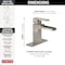 Delta 1 or 3-hole 4" installation Hole Centerset Lavatory Faucet, Stainless 568LF-SSLPU - alternate 3