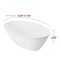 Smarty Had A Party 2 qt. White Oval Plastic Serving Bowls (24 Bowls), 24PK 6912-CASE - alternate 7