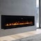Northwest 72in Wall Mounted Electric Fireplace with Bluetooth Speakers and Remote to Adjust LED Flames 80-BEF-72B - alternate 9