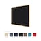 Ghent Impression Fabric Bulletin Board, Maple Modern Frame, 2'H x 3'W, Teal IMM23MPF97 - alternate 1