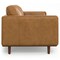 Homeroots 89" Sienna Leather Sofa With Brown Legs 640973 - alternate 5