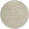 Homeroots 8' Beige Round Geometric Washable Indoor Outdoor Area Rug 607472 - alternate 8