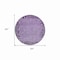 Homeroots 8' Purple Round Animal Print Washable Indoor Outdoor Area Rug 607664 - alternate 7
