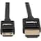 Rocstor 6 Ft Mini Hdmi To Hdmi Cable - M/M - 1.8 Y10C250-B1 - alternate 1