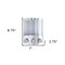 Homeroots Gray Heavy Duty Plastic Three Chamber Wall Mount Soap Dispenser 571498 - alternate 5