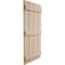 Ekena Millwork Rustic Four Board Spaced Board-n-Batten Rough Sawn Faux Wood Shutters, 23 1/2"W x 62"H SHUBSS23X62RSPR - alternate 18