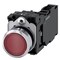 Siemens Illuminated pushbutton, 22 mm, round, metal, shiny, red, pushbutton 3SU1156-0AB20-1FA0 - alternate 1