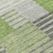 Homeroots 8' Green And Olive Green Round Striped Washable Indoor Outdoor Area Rug 581697 - alternate 7