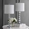 Jonathan Y Cary 27.5" Modern Stacked Crystal/Metal LED Table Lamp, Chrome/Clear, 2PK JYL5053A-SET2 - alternate 12