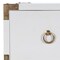 Homeroots 28" White Solid Wood Three Drawer Dresser 389785 - alternate 6