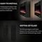 Edendirect 60 In Electric Fireplace Heater with Realistic Flames, Remote & Touch Control, Adjustable Colors ZR-FJ-C60 - alternate 7
