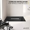 Anzzi 59 in. x 35 in. Barrier-Free Showerbase in Black with Center Drain, SMC Construction, Slip-Resistant SB-AZ409C-BL - alternate 11