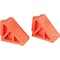 Stalwart Wheel Chocks 2-Pack - 3 Ton Capacity Parking Block Set for RV, Motorcycle by Orange, 2PK 75-CAR2022 - alternate 1