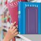 Acrimet Steel Metal Jumbo Bookends for Shelves, Heavy Duty, for Large books, Purple, 2PK 294.4 - alternate 9