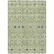 Homeroots 10' X 14' Sage Ivory And Teal Blue Geometric Washable Indoor Outdoor Area Rug 612171 - alternate 6
