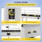 Vevor Belt Conveyor PVC Stainless Steel Belt Conveyor 59"x23.6" Double Guardrail MS15060 - alternate 3