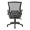 Office Star Products Ventilated Seating Screen Back Manager's Chair, Black EM60926P-3M - alternate 6