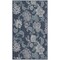 Homeroots 3' X 5' Navy Blue And Ivory Floral Indoor Outdoor Area Rug 554906 - alternate 1