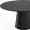 Homeroots 60" Black Solid Wood Pedestal Base Round Top Dining Table 721069 - alternate 5