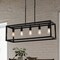 Vaxcel Pratt 5-Light Linear Chandelier, Matte Black, Farmhouse Cage, 34-In. Wide H0331 - alternate 9