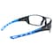 General Electric 04 Series Impact-Resistant Safety Glasses Clear Lens Black/Blue Frame 1 pk GE104C - alternate 7