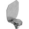National Hardware Galvanized Round Rail Steel Barn Door Rail End Cap N193-839 - alternate 1