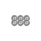 Generic Universal 8" Chrome Drip Bowl, 6PK 83600 - alternate 4
