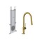 Hansgrohe Talis N HighArc Kitchen Faucet, A-Style, 2-Spray Pull-Down, w/ sBox, 1.75 GPM in Brushed Gold Optic 72850251 - alternate 1