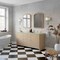 James Martin Vanities Gracyn 72 in. Double Vanity, Coastal Driftwood, w/ 3 CM Victorian Silver Quartz Top D125-V72-CSD-3VSL - alternate 5