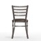 Flash Furniture HERCULES Silver Antique Finish with Clear Coat Ladder Back Metal Restaurant Chair - Mocha Vinyl Seat XU-DG694BLAD-CLR-MCHV-GG - alternate 9