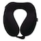Brookstone Memory Foam Fabric Travel Pillow, One Size Fits Most, 9.84 x 5.5 x 11, Black BNPM0001 - alternate 1
